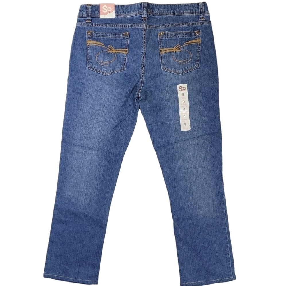 SO Jeans Low Rise Skinny Denim Blue Jeans Average Juniors Size 9 NWT